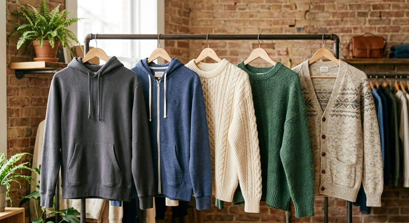Cận cảnh chất liệu vải nỉ bông và vải chân cua cao cấp phục vụ may áo hoodie sweater mùa Thu Đông