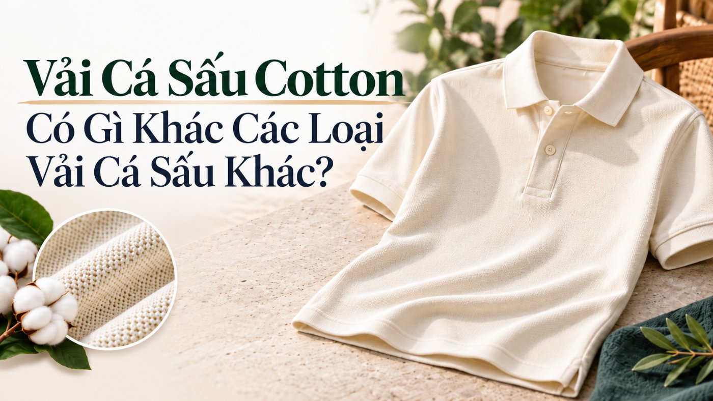 Vải cá sấu Cotton có gì khác các loại vải cá sấu khác